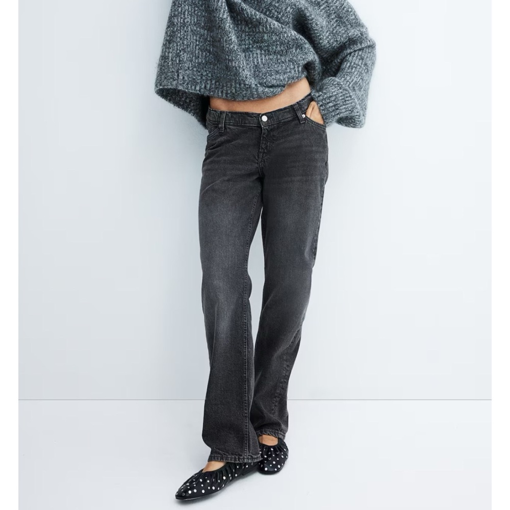 H&M Mama Before & After Straight Low Jeans (Maternity)